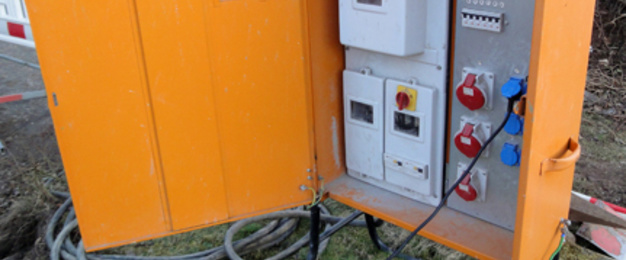 Baustrom bei Elektro Ercan Kilinc in Grävenwiesbach